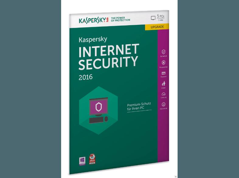 Kaspersky Internet Security 2016 5 Lizenzen Upgrade
