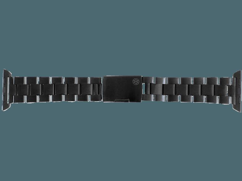 MONOWEAR Metall Gliederarmband Adapter 38mm Schwarz (Wechselarmband), MONOWEAR, Metall, Gliederarmband, Adapter, 38mm, Schwarz, Wechselarmband,