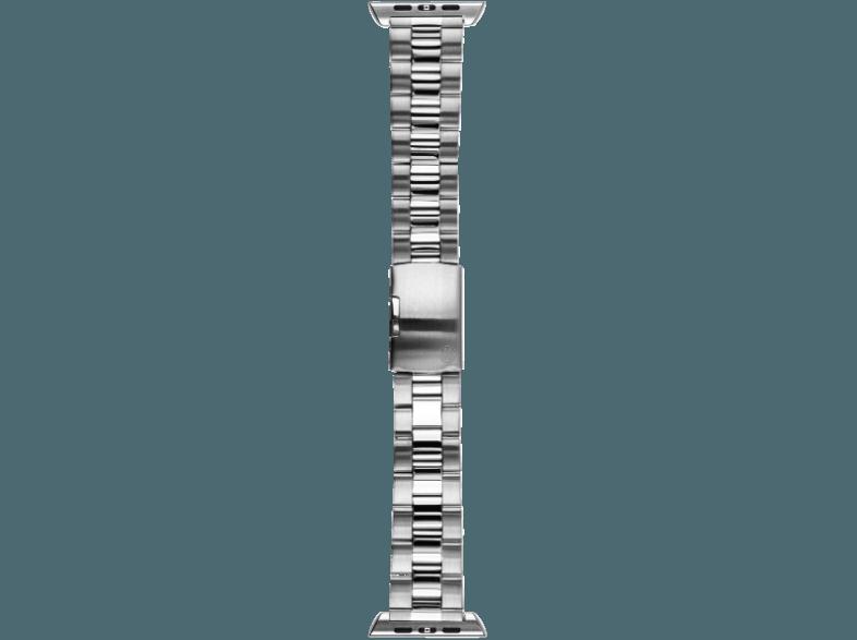 MONOWEAR Metall Gliederarmband Adapter 42mm Silber (Wechselarmband), MONOWEAR, Metall, Gliederarmband, Adapter, 42mm, Silber, Wechselarmband,