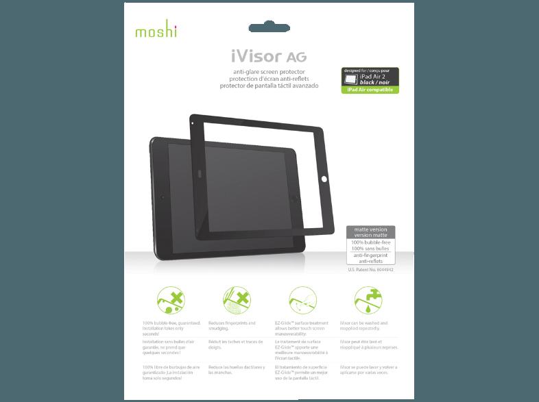 MOSHI 99MO020988 Schutzfolie iPad Air 2