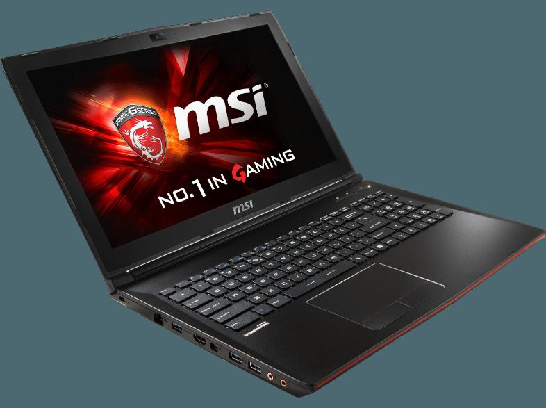 MSI GP62-2QEi781FD Leopard Pro Gaming-Notebook 15.6 Zoll