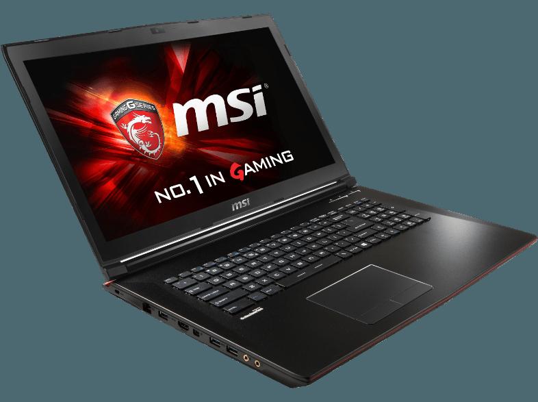 MSI GP72-2QEi781FD Leopard Pro Gaming-Notebook 17.3 Zoll