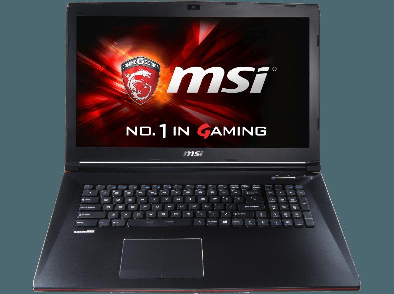 MSI GP72-2QEi781FD Leopard Pro Gaming-Notebook 17.3 Zoll