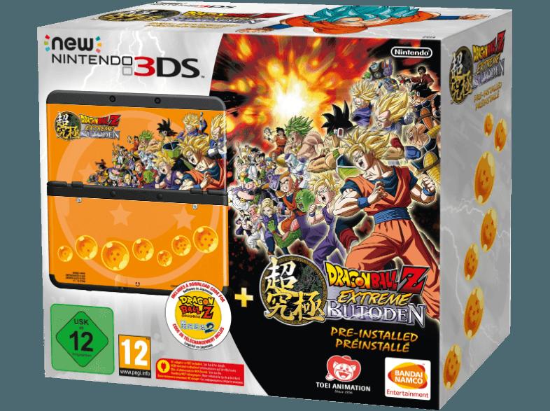 New Nintendo 3DS schwarz inkl. Dragon Ball Z: Extreme Butoden, New, Nintendo, 3DS, schwarz, inkl., Dragon, Ball, Z:, Extreme, Butoden