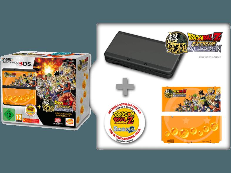 New Nintendo 3DS schwarz inkl. Dragon Ball Z: Extreme Butoden, New, Nintendo, 3DS, schwarz, inkl., Dragon, Ball, Z:, Extreme, Butoden