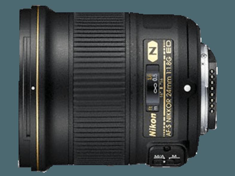 NIKON AF-S NIKKOR 24 mm 1:1.8G ED Ultraweitwinkelobjektiv für Nikon ( 24 mm, f/1.8)