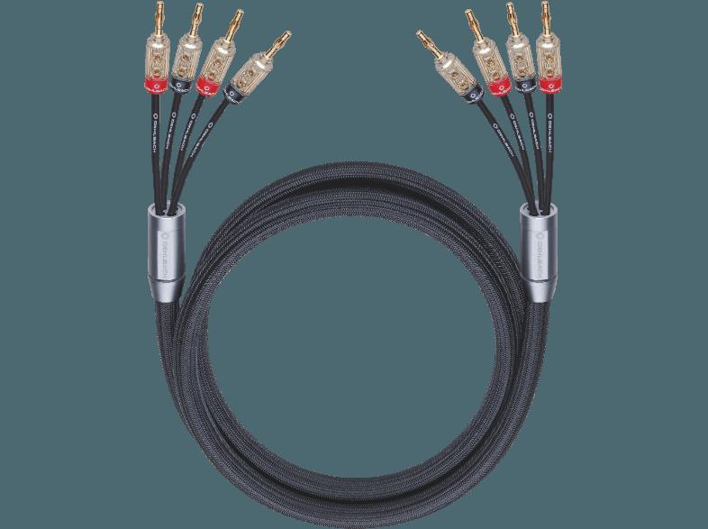 OEHLBACH High-End-Bi-Wiring-Lautsprecherkabel mit Banana-Verbinder XXL Fusion Four.4B 200