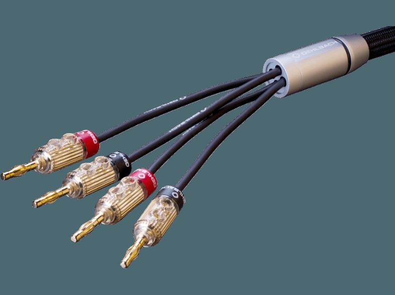 OEHLBACH High-End-Bi-Wiring-Lautsprecherkabel mit Banana-Verbinder XXL Fusion Four.4B 200