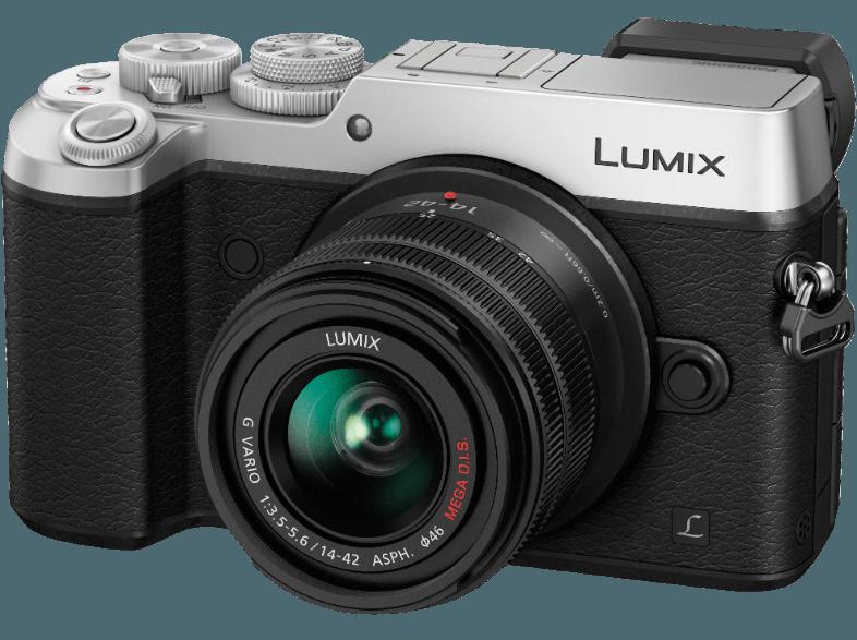 PANASONIC Lumix DMC-GX8KEG-S    Objektiv 14-42 mm f/3.5-5.6 (20.3 Megapixel, Live-MOS), PANASONIC, Lumix, DMC-GX8KEG-S, , Objektiv, 14-42, mm, f/3.5-5.6, 20.3, Megapixel, Live-MOS,