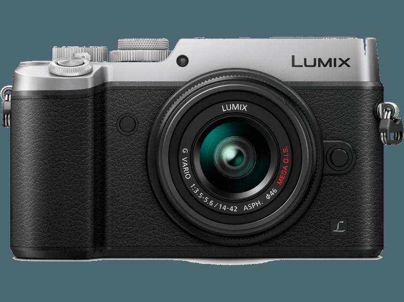 PANASONIC Lumix DMC-GX8KEG-S    Objektiv 14-42 mm f/3.5-5.6 (20.3 Megapixel, Live-MOS), PANASONIC, Lumix, DMC-GX8KEG-S, , Objektiv, 14-42, mm, f/3.5-5.6, 20.3, Megapixel, Live-MOS,