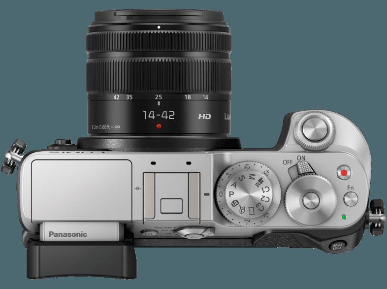 PANASONIC Lumix DMC-GX8KEG-S    Objektiv 14-42 mm f/3.5-5.6 (20.3 Megapixel, Live-MOS), PANASONIC, Lumix, DMC-GX8KEG-S, , Objektiv, 14-42, mm, f/3.5-5.6, 20.3, Megapixel, Live-MOS,