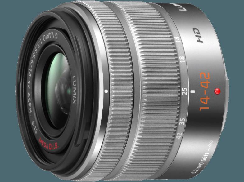 PANASONIC Lumix DMC-GX8KEG-S    Objektiv 14-42 mm f/3.5-5.6 (20.3 Megapixel, Live-MOS)