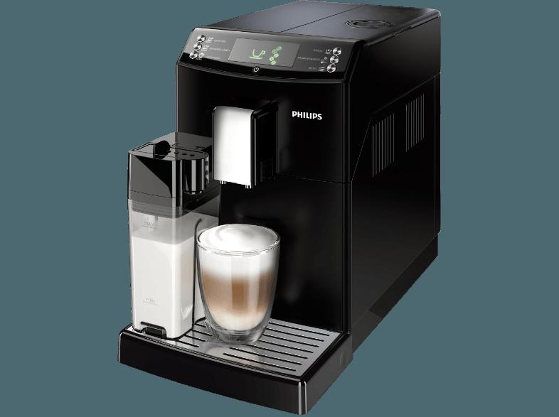 PHILIPS 3100 Series HD8834/01 Kaffeevollautomat (Keramikmahlwerk, 1.8 Liter, Schwarz)