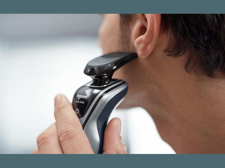 PHILIPS Shaver Series 5000 S5320/06 Trockenrasierer Schwarz/Grau (Super Lift & Cut System)