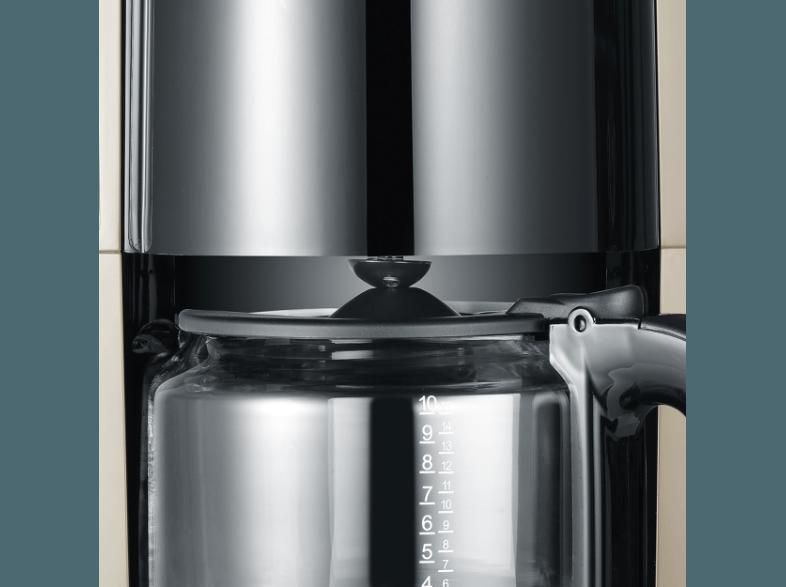 SEVERIN KA 4178 Select Kaffeeautomat Schwarz/Silber (Glaskanne)