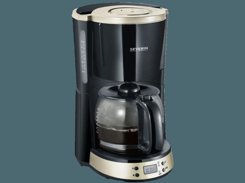 SEVERIN KA 4190 Select Kaffeeautomat Schwarz/Silber (Glaskanne), SEVERIN, KA, 4190, Select, Kaffeeautomat, Schwarz/Silber, Glaskanne,