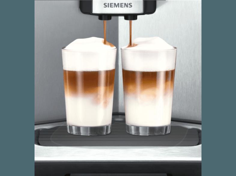 SIEMENS TI 905501 DE EQ.9 Kaffeevollautomat (Scheibenmahlwerk, 2.3 Liter, Edelstahl)