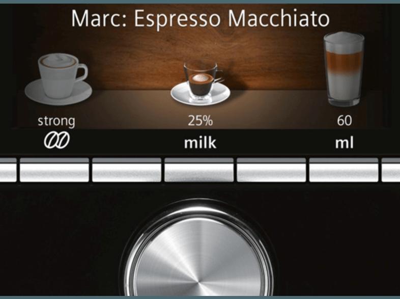 SIEMENS TI 905501 DE EQ.9 Kaffeevollautomat (Scheibenmahlwerk, 2.3 Liter, Edelstahl)