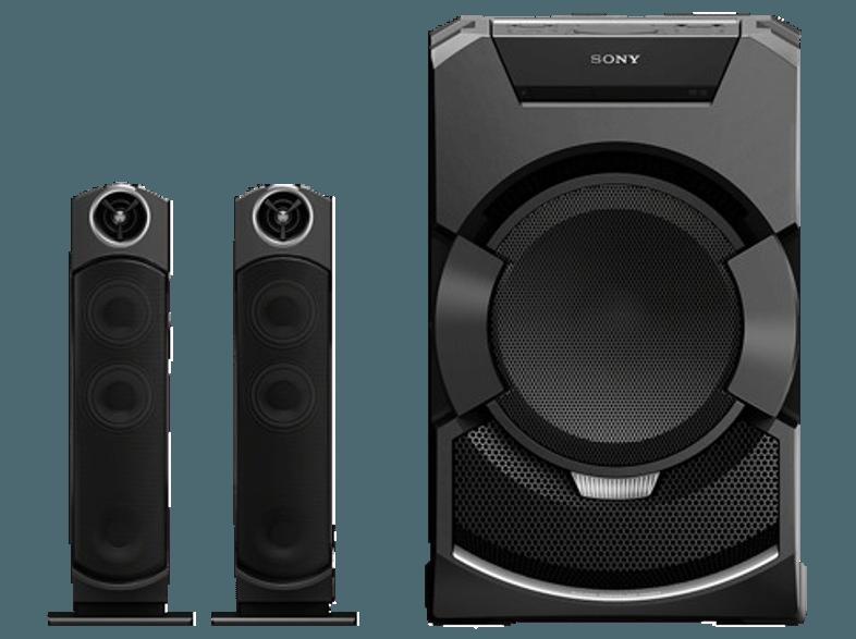 SONY MHC-GT5D 2.1 (6.1 Heimkino-System, Bluetooth, Schwarz), SONY, MHC-GT5D, 2.1, 6.1, Heimkino-System, Bluetooth, Schwarz,