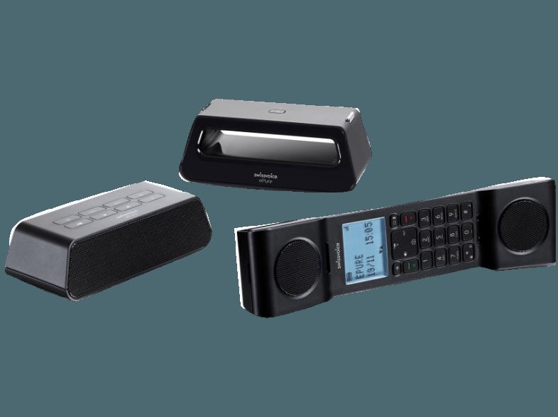 SWISSVOICE ePure 2 Tam schnurloses DECT Telefon mit Anrufbeantworter, SWISSVOICE, ePure, 2, Tam, schnurloses, DECT, Telefon, Anrufbeantworter