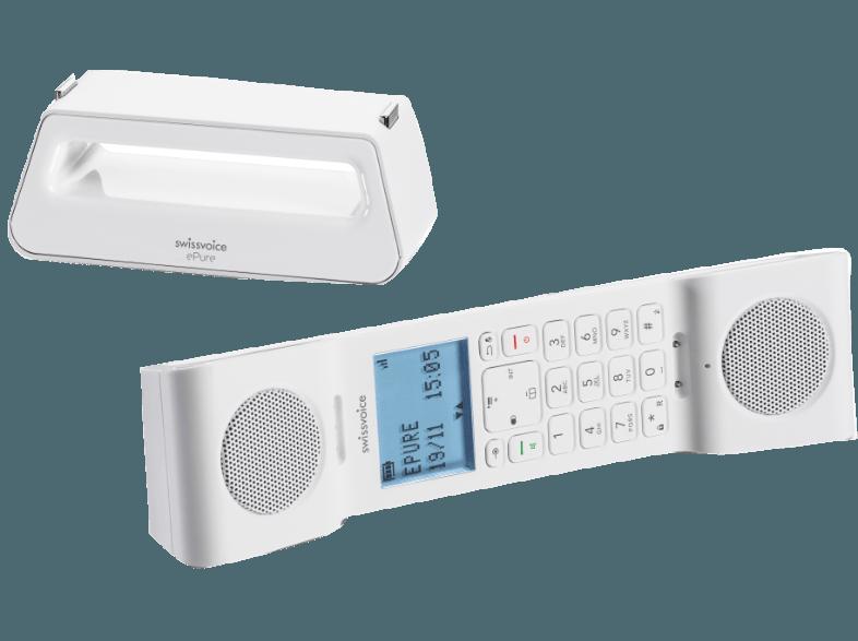 SWISSVOICE ePure 2 Tam schnurloses DECT Telefon mit Anrufbeantworter