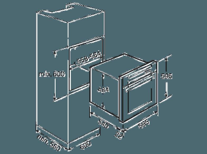 TEKA HPE 735 Backofen (Einbaugerät, A, 57 Liter/Jahr, 595 mm breit), TEKA, HPE, 735, Backofen, Einbaugerät, A, 57, Liter/Jahr, 595, mm, breit,