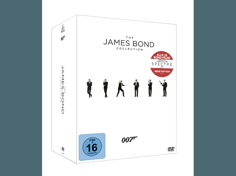 The James Bond Collection (  Leerplatz für Spectre, 23 Discs) [DVD]