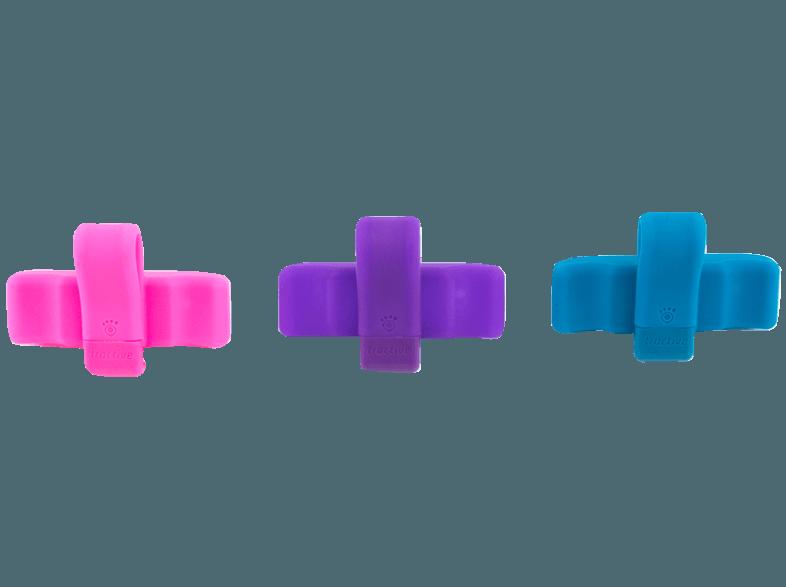 TRACTIVE TRAPC6 Blau, Violett und Pink (Halsbandclips)