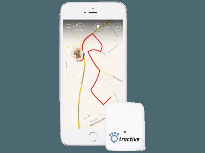 TRACTIVE TRATR1 Weiß (GPS Tracker)