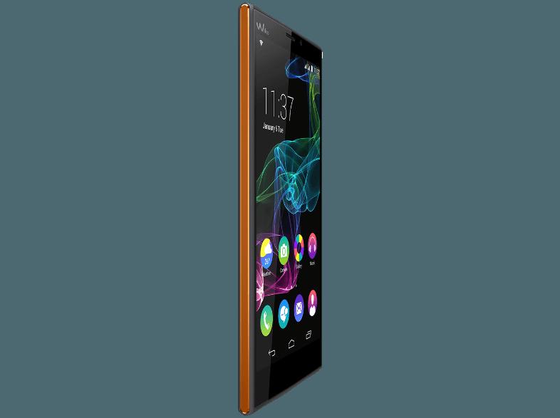 WIKO Ridge Fab 16 GB Schwarz/Orange Dual SIM