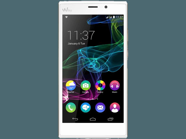 WIKO Ridge Fab 16 GB Weiß Dual SIM