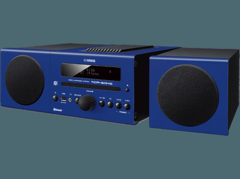 YAMAHA MCR-B043 Kompaktanlage (Radio, CD, USB, Bluetooth, Schwarz/Blau), YAMAHA, MCR-B043, Kompaktanlage, Radio, CD, USB, Bluetooth, Schwarz/Blau,