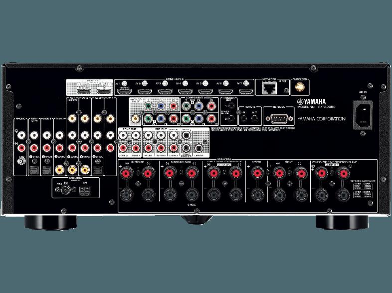 YAMAHA RX-A2050 Heimkino Reciver (9 Kanäle, 220 Watt pro Kanal, Schwarz)