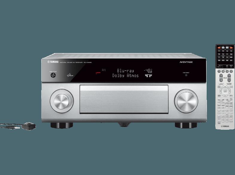 YAMAHA RX-A3050 Heimkino Receiver (9 Kanäle, 230 Watt pro Kanal, Titan)