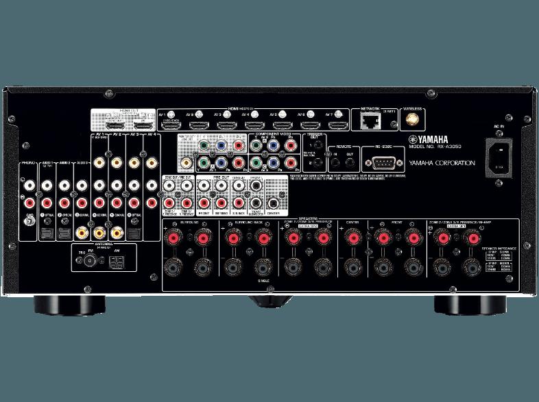 YAMAHA RX-A3050 Heimkino Reciver (9 Kanäle, 230 Watt pro Kanal, Schwarz), YAMAHA, RX-A3050, Heimkino, Reciver, 9, Kanäle, 230, Watt, pro, Kanal, Schwarz,