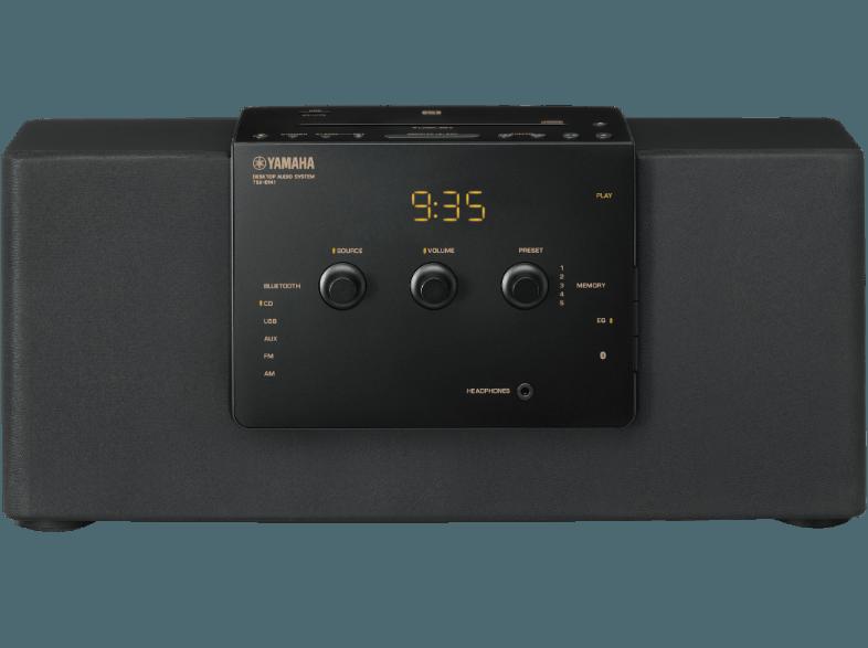 YAMAHA TSX-B141 Radiowecker (CD, USB, Bluetooth, Radio, AUX-IN, Schwarz)