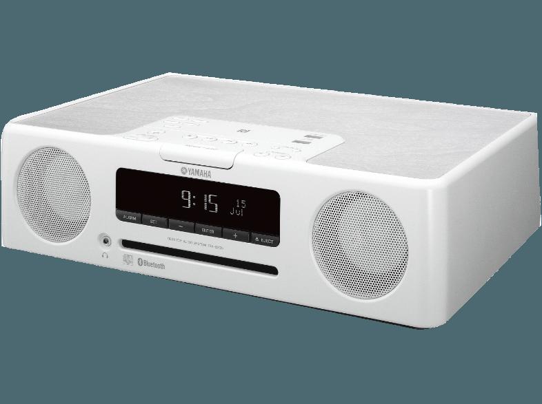 YAMAHA TSX-B235 Audiosystem (Radio, CD, USB, Bluetooth, Weiß)