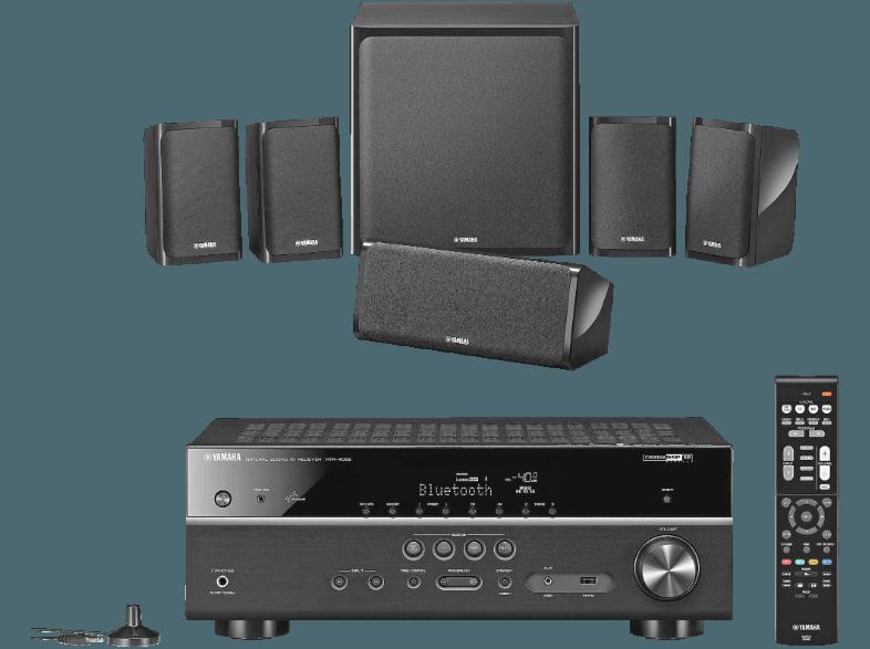 YAMAHA YHT-4920 5.1 Heimkino-System (5.1 AV-Receiver, 5.1 Lautsprechersystem, Bluetooth, App-steuerbar, Schwarz), YAMAHA, YHT-4920, 5.1, Heimkino-System, 5.1, AV-Receiver, 5.1, Lautsprechersystem, Bluetooth, App-steuerbar, Schwarz,