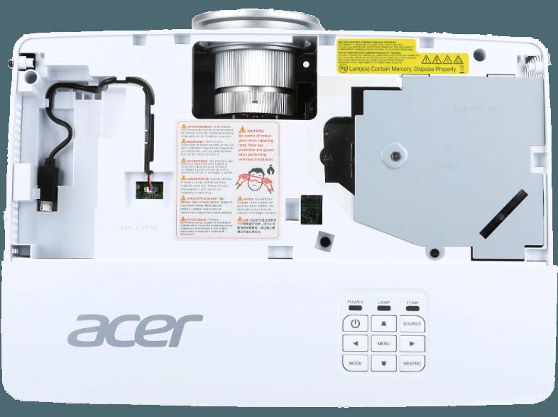 ACER H6518BD Beamer (Full-HD, 3D, 3200 ANSI Lumen, DLP® BrilliantColor™ 0.65