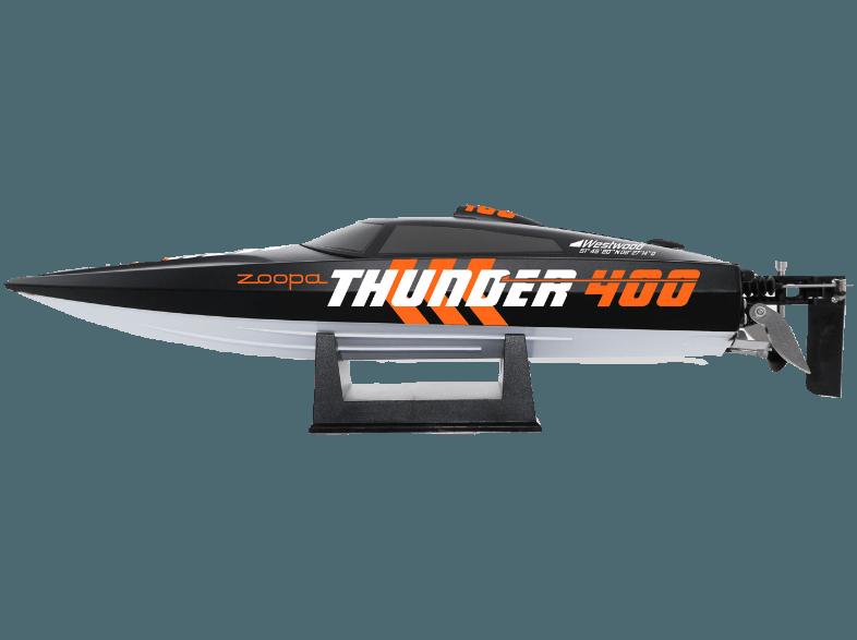 ACME ZA0400 Thunder 400 Speedboat Schwarz / Orange