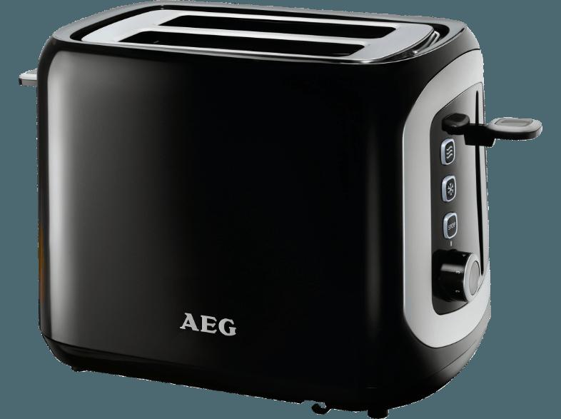 AEG AEG Perfect Morning AT 3300 Automatic Toaster Toaster Schwarz/Silber (940 Watt, Schlitze: 2)