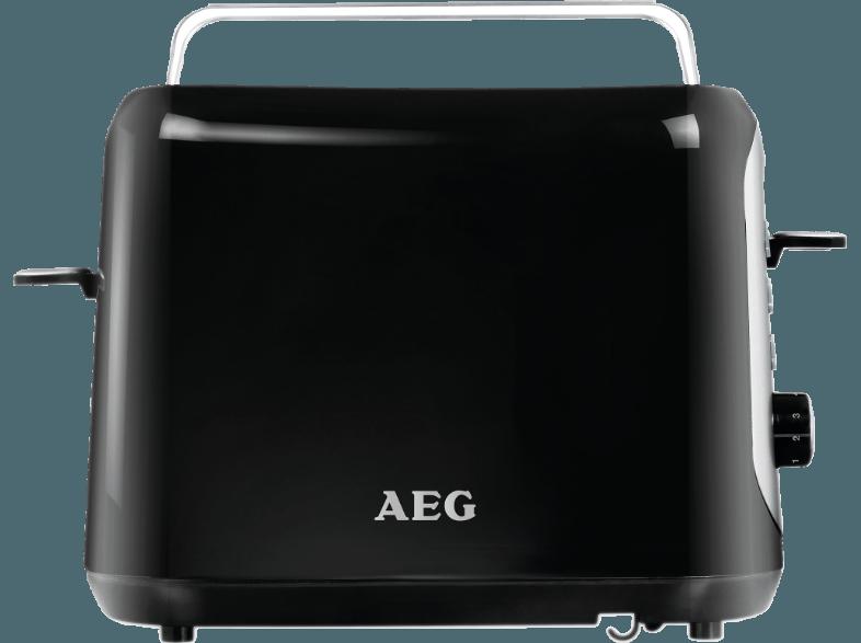 AEG AEG Perfect Morning AT 3300 Automatic Toaster Toaster Schwarz/Silber (940 Watt, Schlitze: 2)