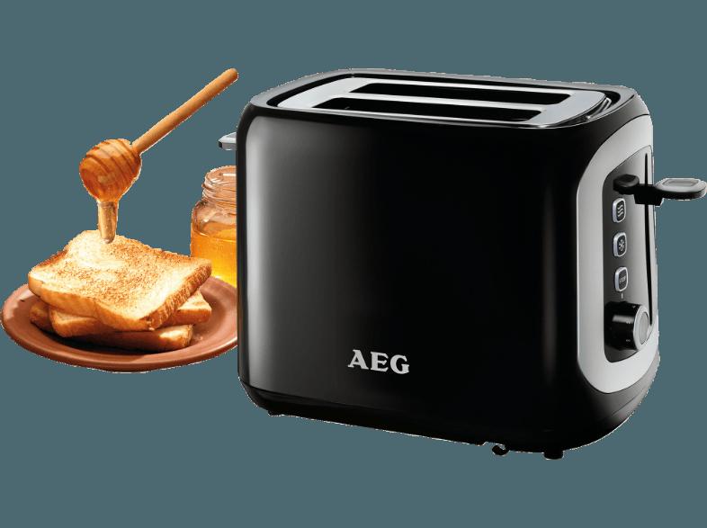 AEG AEG Perfect Morning AT 3300 Automatic Toaster Toaster Schwarz/Silber (940 Watt, Schlitze: 2), AEG, AEG, Perfect, Morning, AT, 3300, Automatic, Toaster, Toaster, Schwarz/Silber, 940, Watt, Schlitze:, 2,