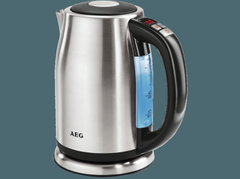 AEG EWA 7550 Wasserkocher Stainless Steel/ Dark Grey (2400 Watt, 1.7 Liter), AEG, EWA, 7550, Wasserkocher, Stainless, Steel/, Dark, Grey, 2400, Watt, 1.7, Liter,