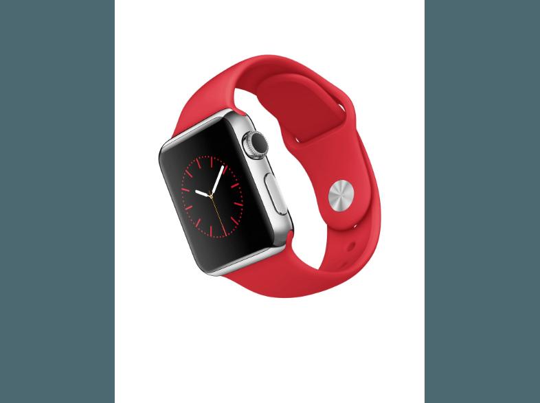 APPLE Watch 38 mm Edelstahlgehäuse mit Sportarmband (MLLD2FD/A) (Product) Rot (Smart Watch), APPLE, Watch, 38, mm, Edelstahlgehäuse, Sportarmband, MLLD2FD/A, , Product, Rot, Smart, Watch,