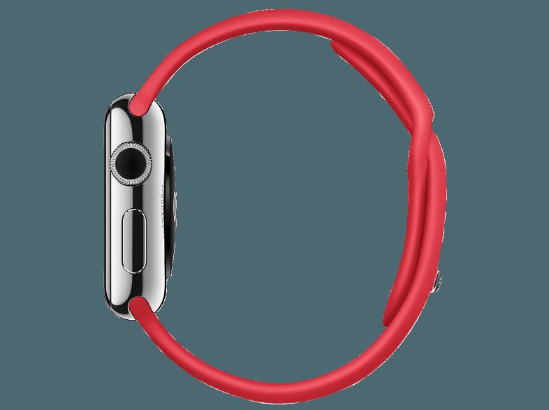 APPLE Watch 38 mm Edelstahlgehäuse mit Sportarmband (MLLD2FD/A) (Product) Rot (Smart Watch), APPLE, Watch, 38, mm, Edelstahlgehäuse, Sportarmband, MLLD2FD/A, , Product, Rot, Smart, Watch,