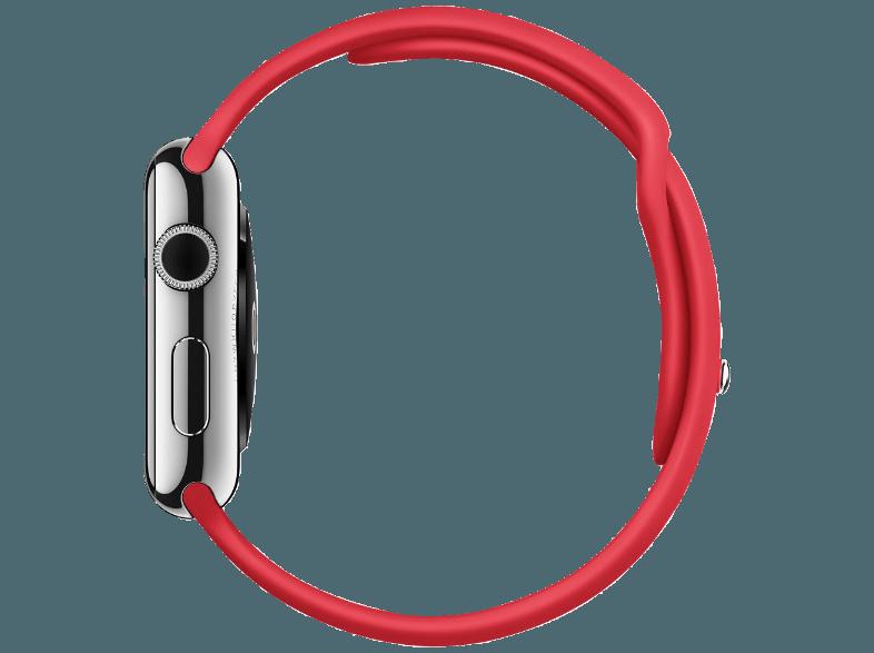 APPLE Watch 42 mm Edelstahlgehäuse mit Sportarmband (MLLD2FD/A) (Product) Rot (Smart Watch), APPLE, Watch, 42, mm, Edelstahlgehäuse, Sportarmband, MLLD2FD/A, , Product, Rot, Smart, Watch,