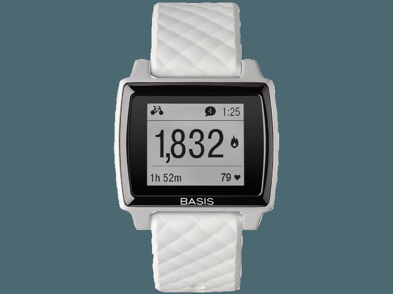 BASIS Peak Weiß (Fitness- und Schlaftracker, Wearable, Uhr)