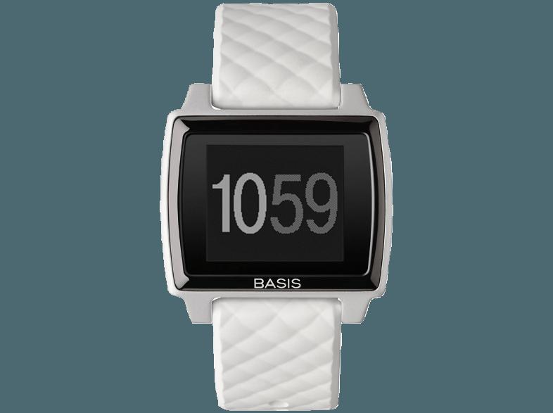 BASIS Peak Weiß (Fitness- und Schlaftracker, Wearable, Uhr)