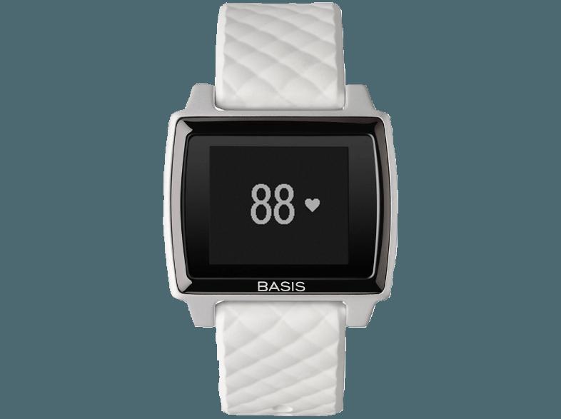 BASIS Peak Weiß (Fitness- und Schlaftracker, Wearable, Uhr)